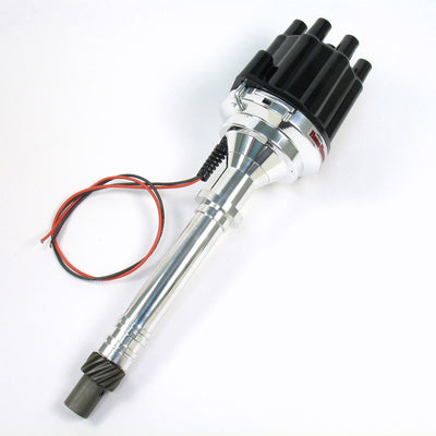 DIST BILLET CHEVY NON/VAC BLK