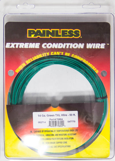 14 Gauge Green TXL Wire 50 Ft. - 70804