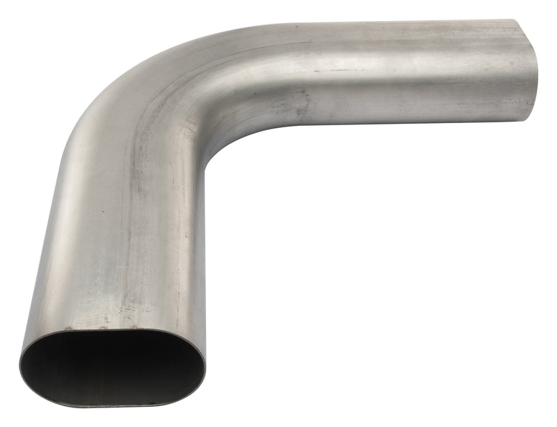 3in Oval Tubing 90Degree Horizontal Bend