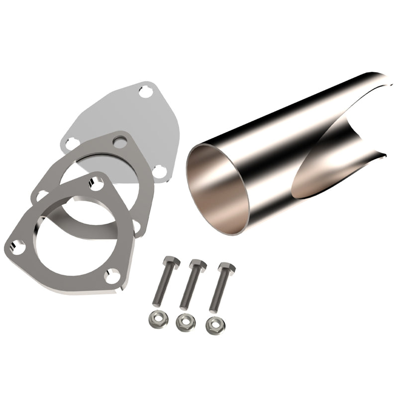 2.5in Stainless Steel Exhaust Cutout