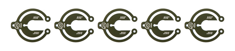 Alum Packer 14mm 1/32in Thick - 5 Pack