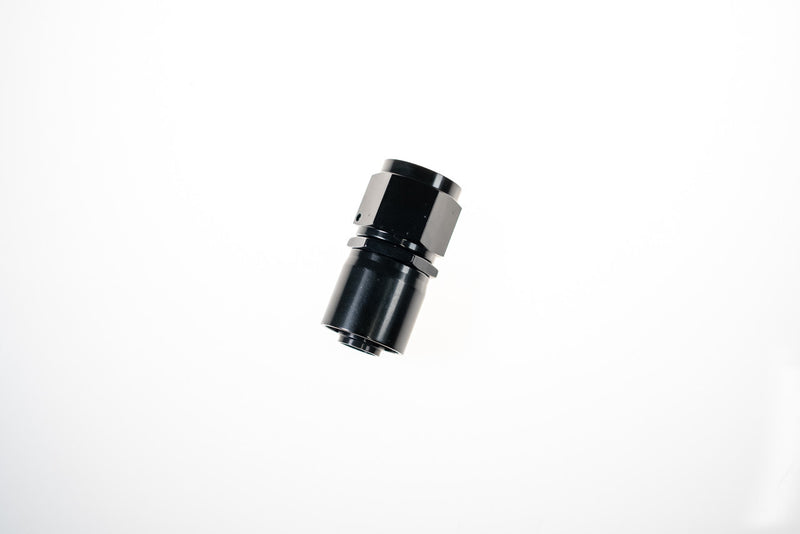 10AN Straight Crimp Hose End Black