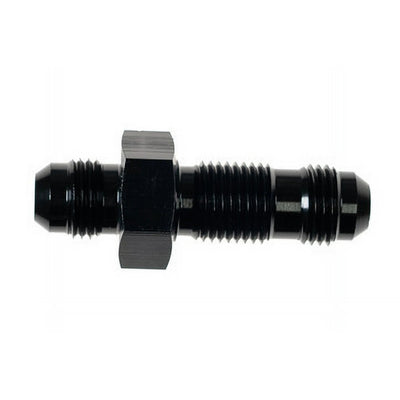 3AN Bulkhead Adapter Black Male Male Straight
