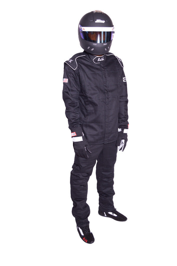 Pants Black X-Large SFI-3-2A/5 FR Cotton - 200440106