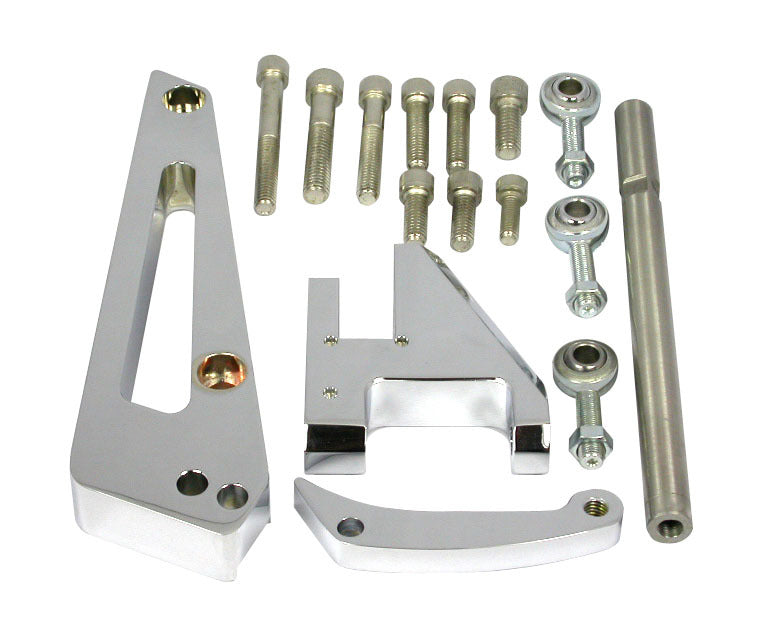 Chrome Alum BBC Alterna tor Bracket SWP - R6411