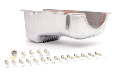 86- SBC Alum Stock Oil Pan Polished