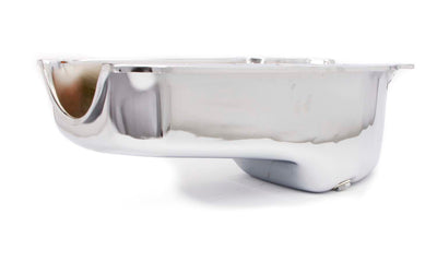 86- SBC Steel Stock Oil Pan Chrome