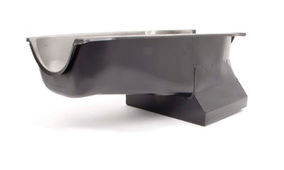 86- SBC Steel Drag Race Oil Pan Black