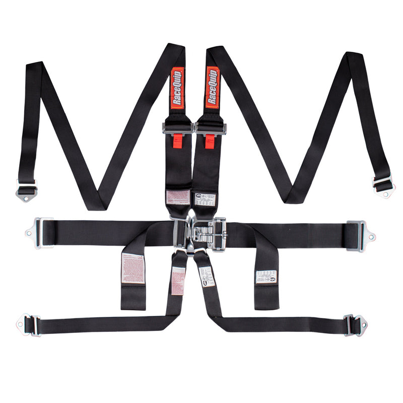 LATCH & LOCK 6PT HARNESS BLK