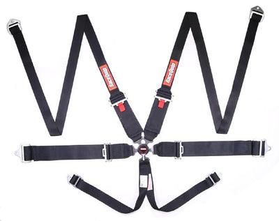CAMLOCK 6PT PD LAP BELTS BLK
