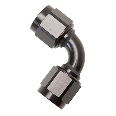 10an 90-Degree Female Female Coupler Black