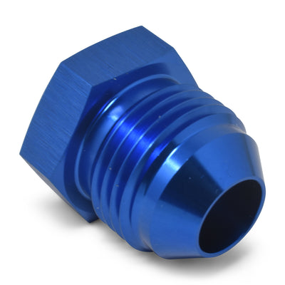 8AN Flare Plug Adapter Blue