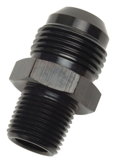 4AN-1/4 Str Adpt Fitting Black