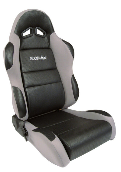BLACK VINYL INSIDE GREY VELOU
