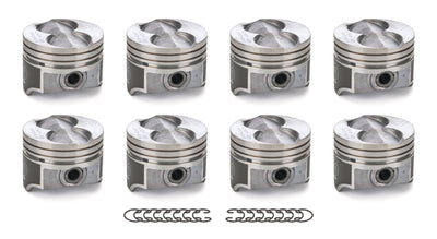 8 PK SET CAST PISTONS