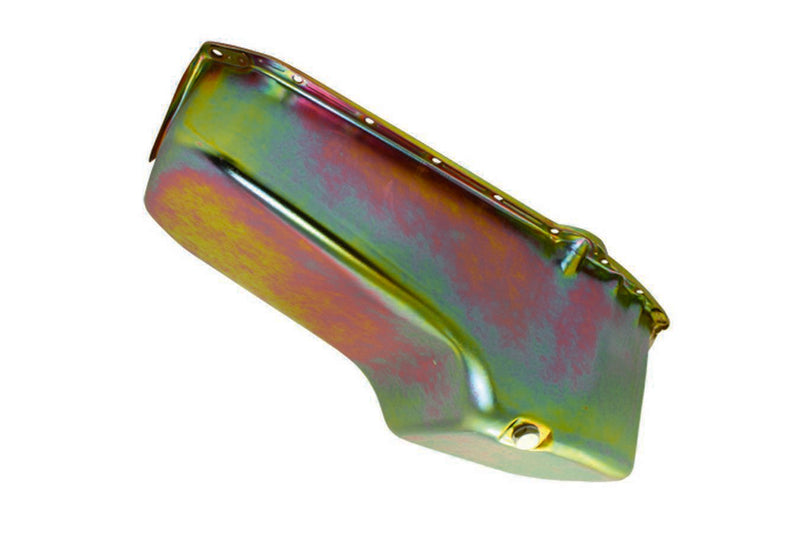 55-79 SBC Steel Stock Oil Pan Zinc - 7442Z
