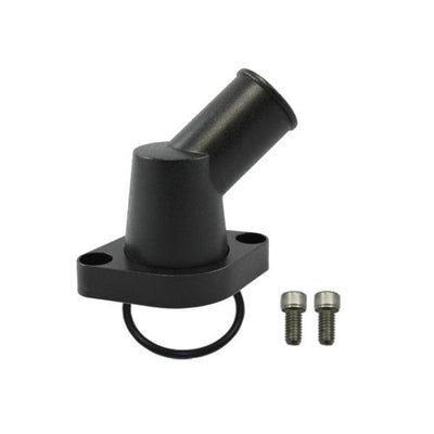 Water Neck Chevy 45 Deg ree O-Ring Style Black