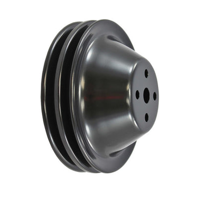 Water Pump Pulley SBC Short Water Pump Double - 8952BK