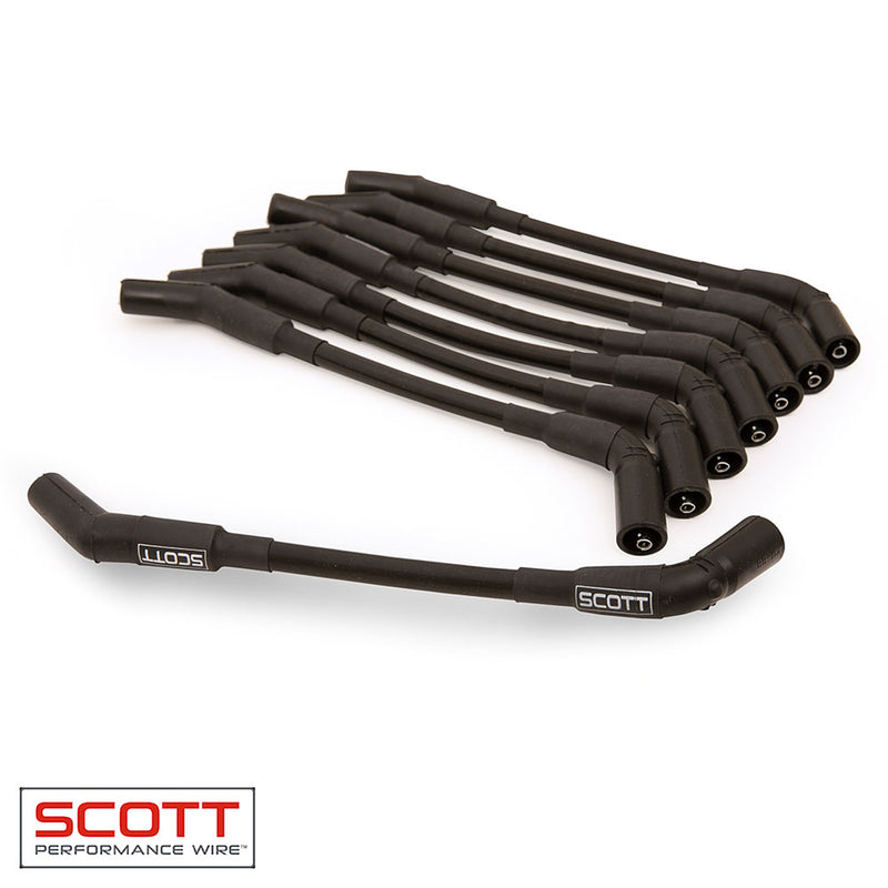GM LS Truck Spark Plug Wire Set 45-Deg - Black