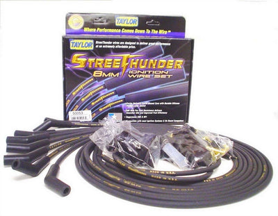 Univ Streethunder Plug Wire Set 135 Deg Black - 50053