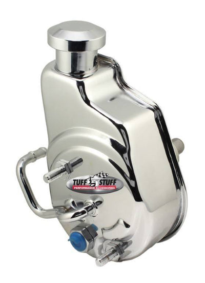 Power Steering Pump GM Saginaw LS Trucks Chrome