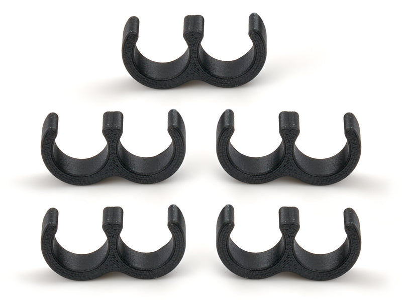 Line Clamp Double -6 Fuel Line 5 Pack