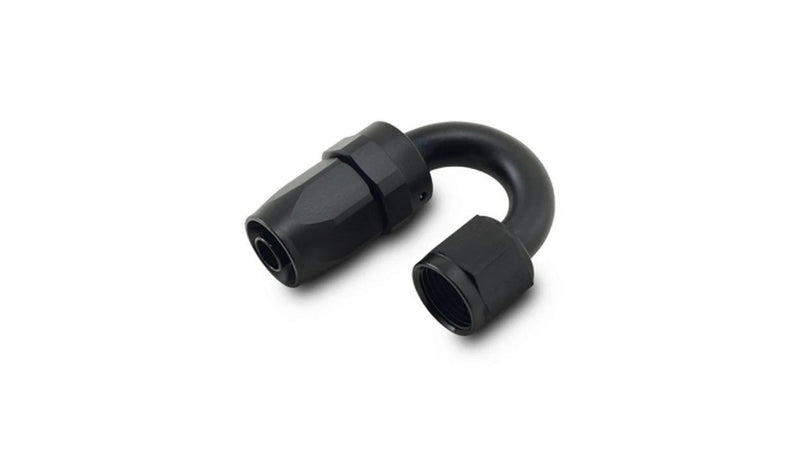 ALUM. 180 DEG. HOSE END FIT.