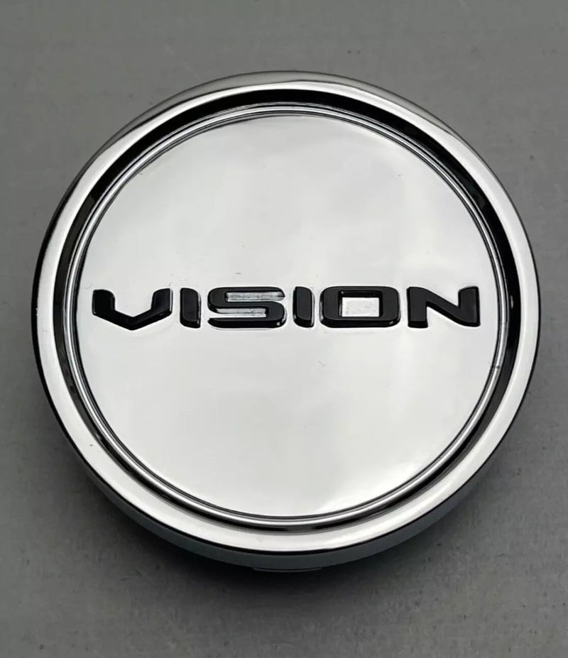 Chrome Snapin Tall Vis Cap - C223T