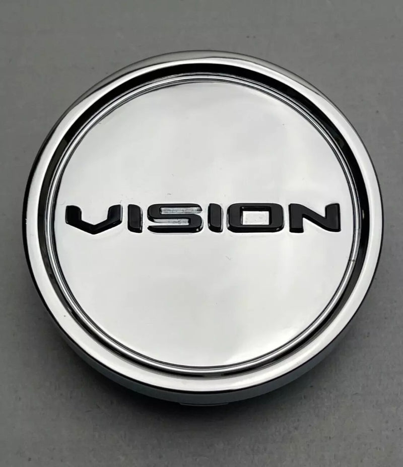 Chrome Snapin Tall Vis Cap - C223T