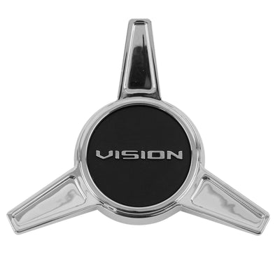 Chrome with/Crm Logo Small Block Bkg Vis Cap - C148TSVEC