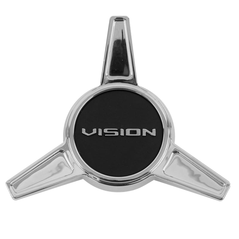 Chrome with/Crm Logo Small Block Bkg Vis Cap - C148TSVEC