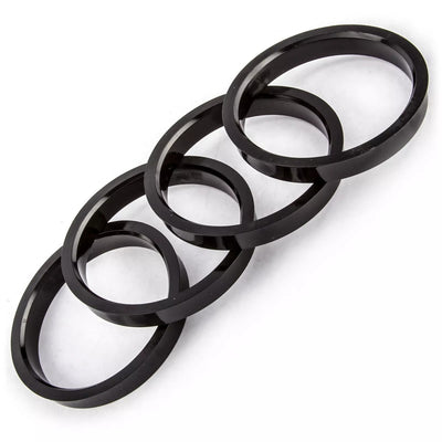 Hr 73-63.4MM Aluminum 4PC Black - HR736340