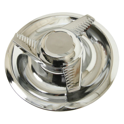 Rally Cap with/Flutd Spnr Chrome - JC5007V