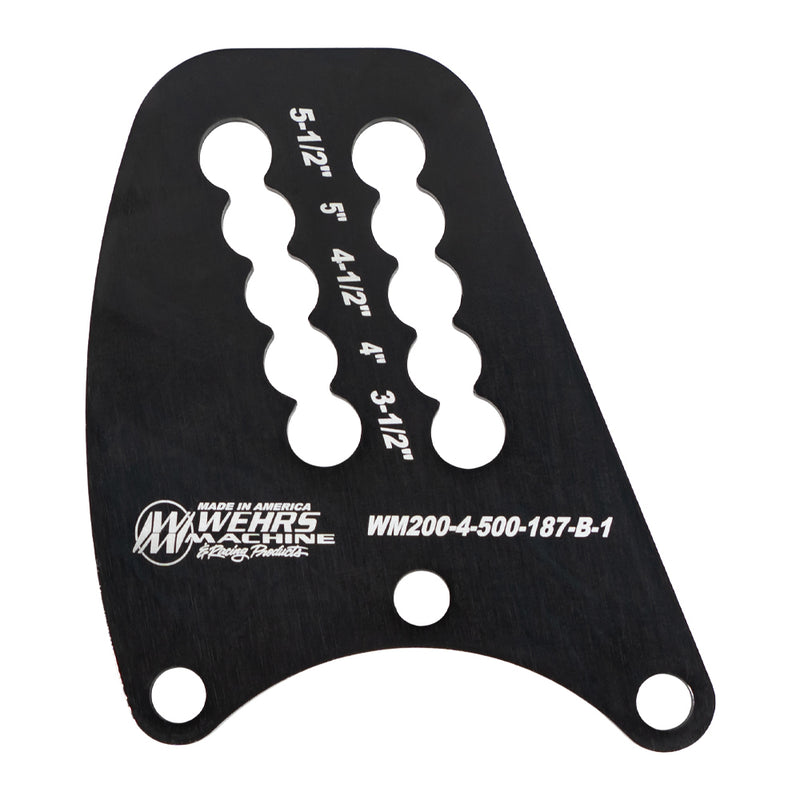 Top Link Plate Q/C Rear- End Dbl Slot 1/2in Holes