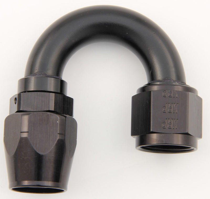 #10 180 Deg Dbl Swivel Hose End Black - 218010BB