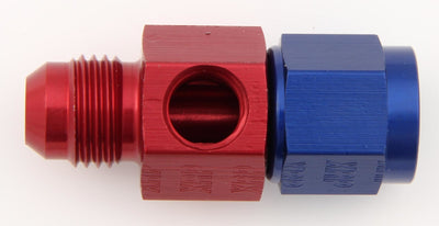 #6 to #6 Fem Fuel Press Adapter w/ 1/8 NPT Port - 700195