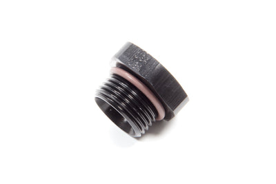 #12 Straight Thread Plug Black - 981412BB