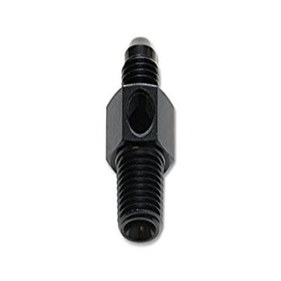 Male AN Flare to Male NPT Union Adapter with 1/8" NPT Port; Size: -6AN; 3/8" Male NPT - VIB16496