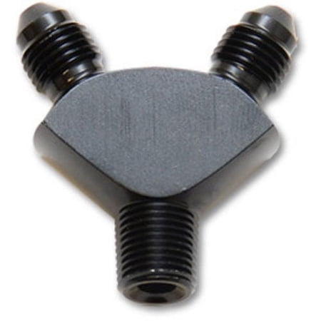 Y Adapter Fitting; Size: 1/8" NPT x dual -3AN - VIB10818