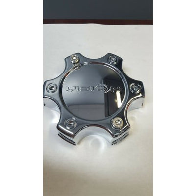 Chrome 6 Lug Closed Cap - C3266CV