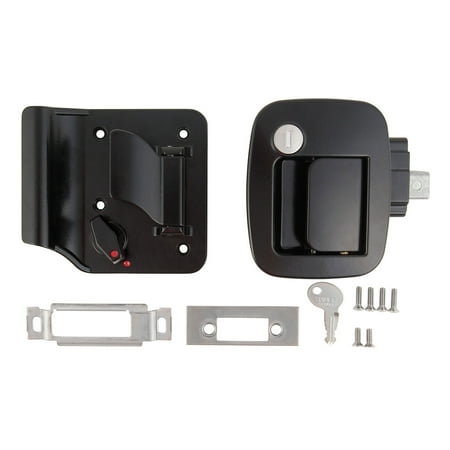 Bauer Metal Travel Trailer Lock Black - 013688