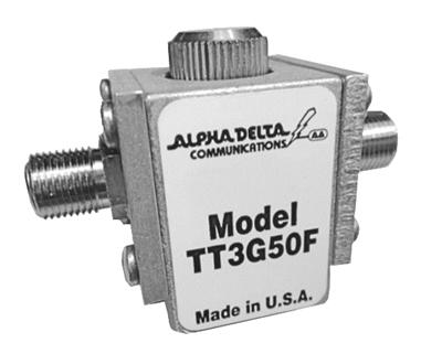 Alpha Delta F Connector Coaxial Cable Surge Protectors