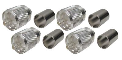 Amphenol RF UHF Male Crimp Connectors