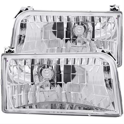 LIGHTS HEADLAMP CLEAR CHROME P