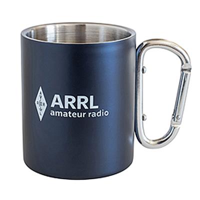 ARRL Stainless Steel Carabiner Mugs