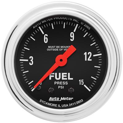 TD GAUG FUEL PRESSURE 2 1/16
