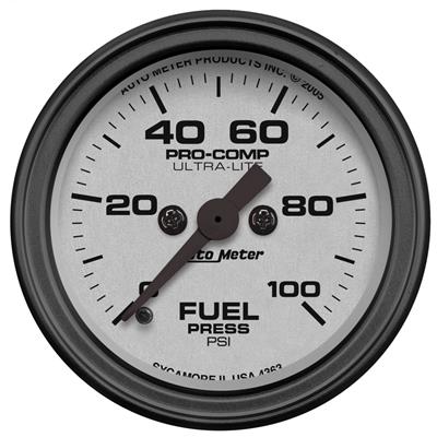 TD GAUG FUEL PRESSURE 2 1/16