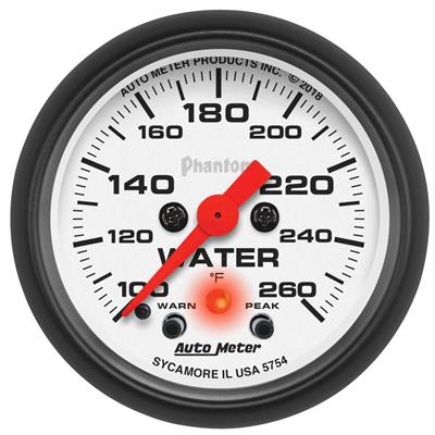 GAUGE WATER TEMP 2 1/16-IN.