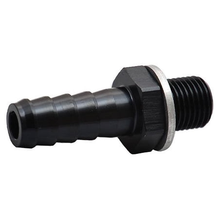 Metric to Barb Fitting (Male M12 x 1.5 to 5/16" Barb) Aluminum - VIB11412