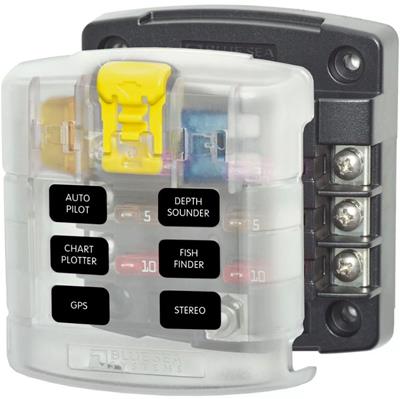 Blue Sea Systems 5028 6-Circuit Fuse Blocks